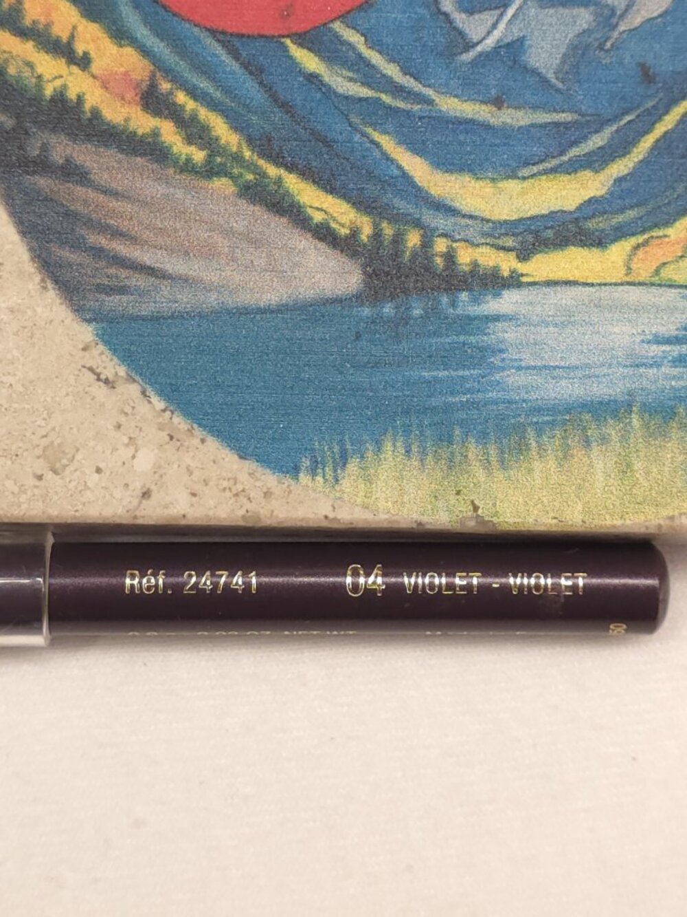 2pc Clarins Mini Crayon Yeux Waterproof Eyeliner - 04 Violet - Picture 3 of 5